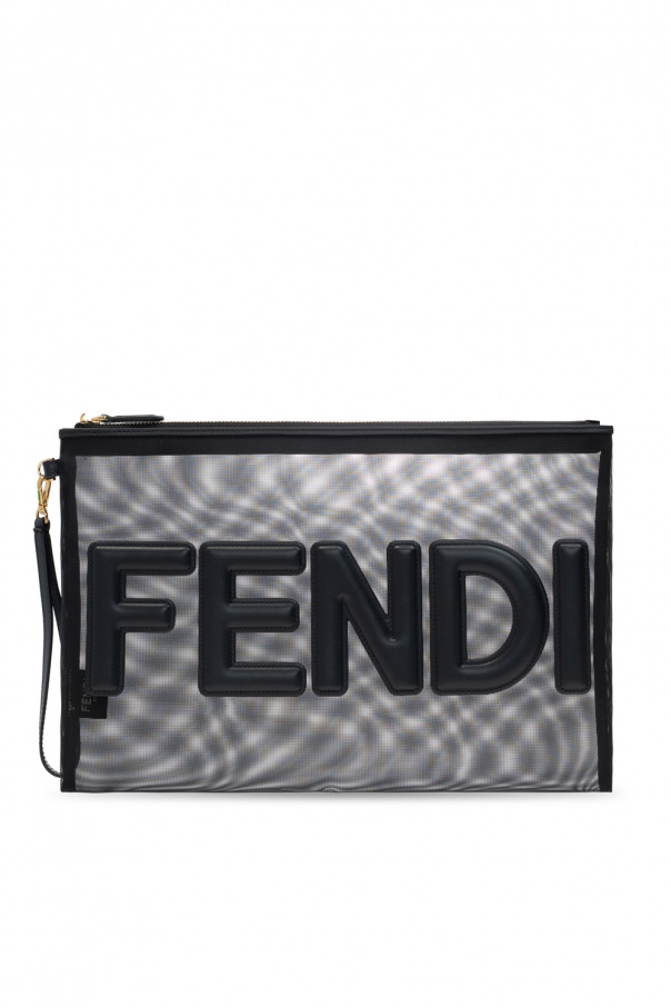 Fendi Transparent clutch